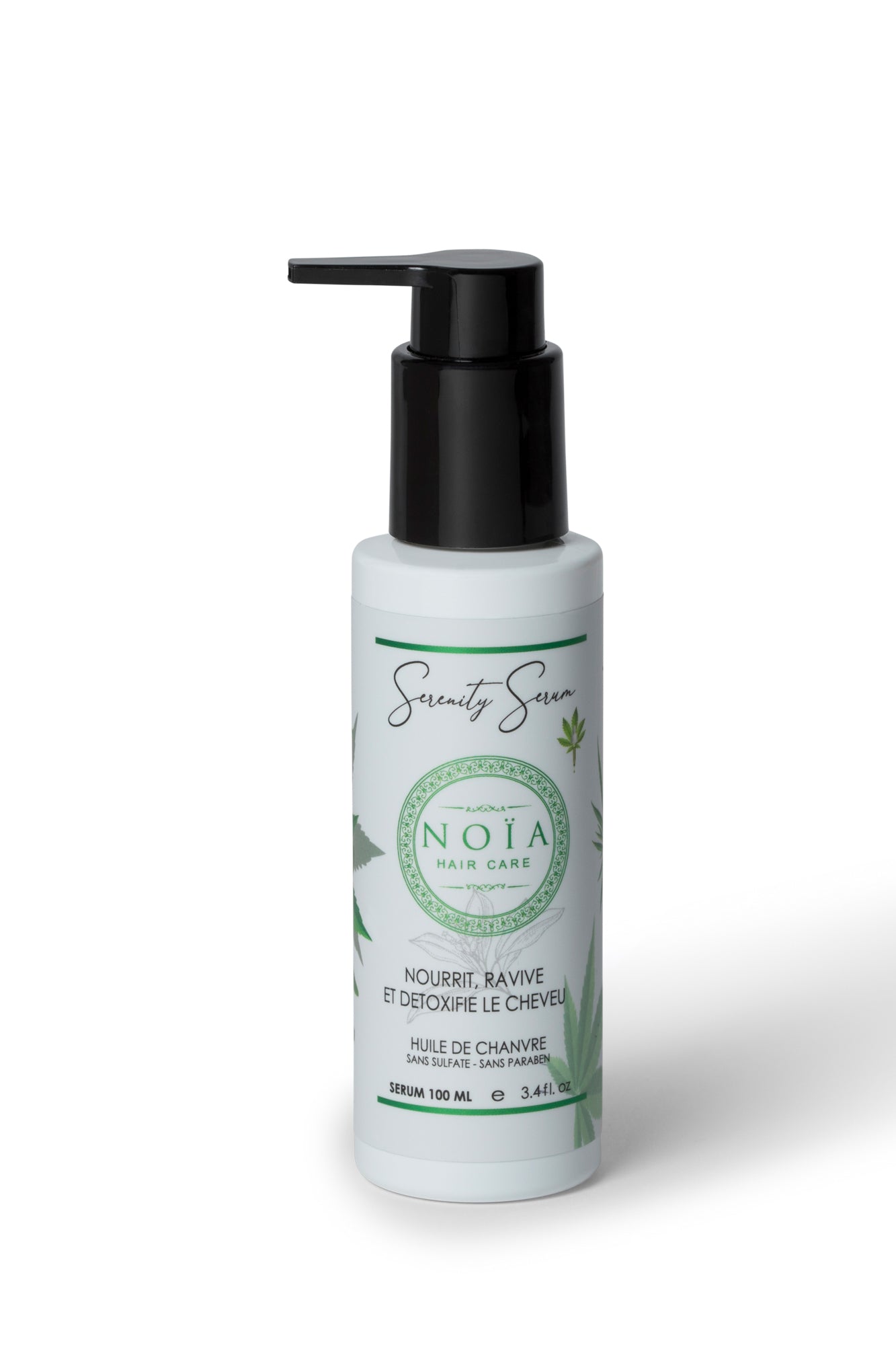 Serum Serenity by Noïa : La Quintessence, à base d'huile de chanvre pour vos Cheveux (100ml) Noiahair FR