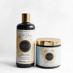 Routine Capillaire DUO Noïa Hair Care : La Gamme DETOX - Votre Bouclier Naturel - Pack DUO Shampoing + Masque Huile de nigelle & Boue Noiahair FR