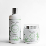 Routine Capillaire DUO Serenity - Shampoing + Masque - Une routine harmonieuse à l’huile de chanvre Noiahair FR
