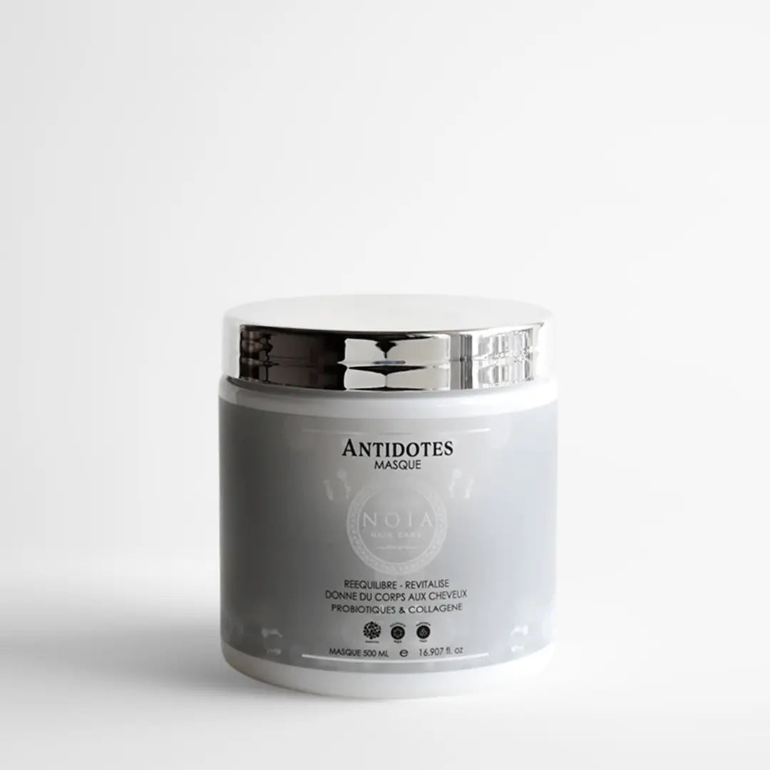 Masque aux Probiotiques & Collagène - Antidotes, le secret des cheveux revitalisés (500ml) Noiahair FR