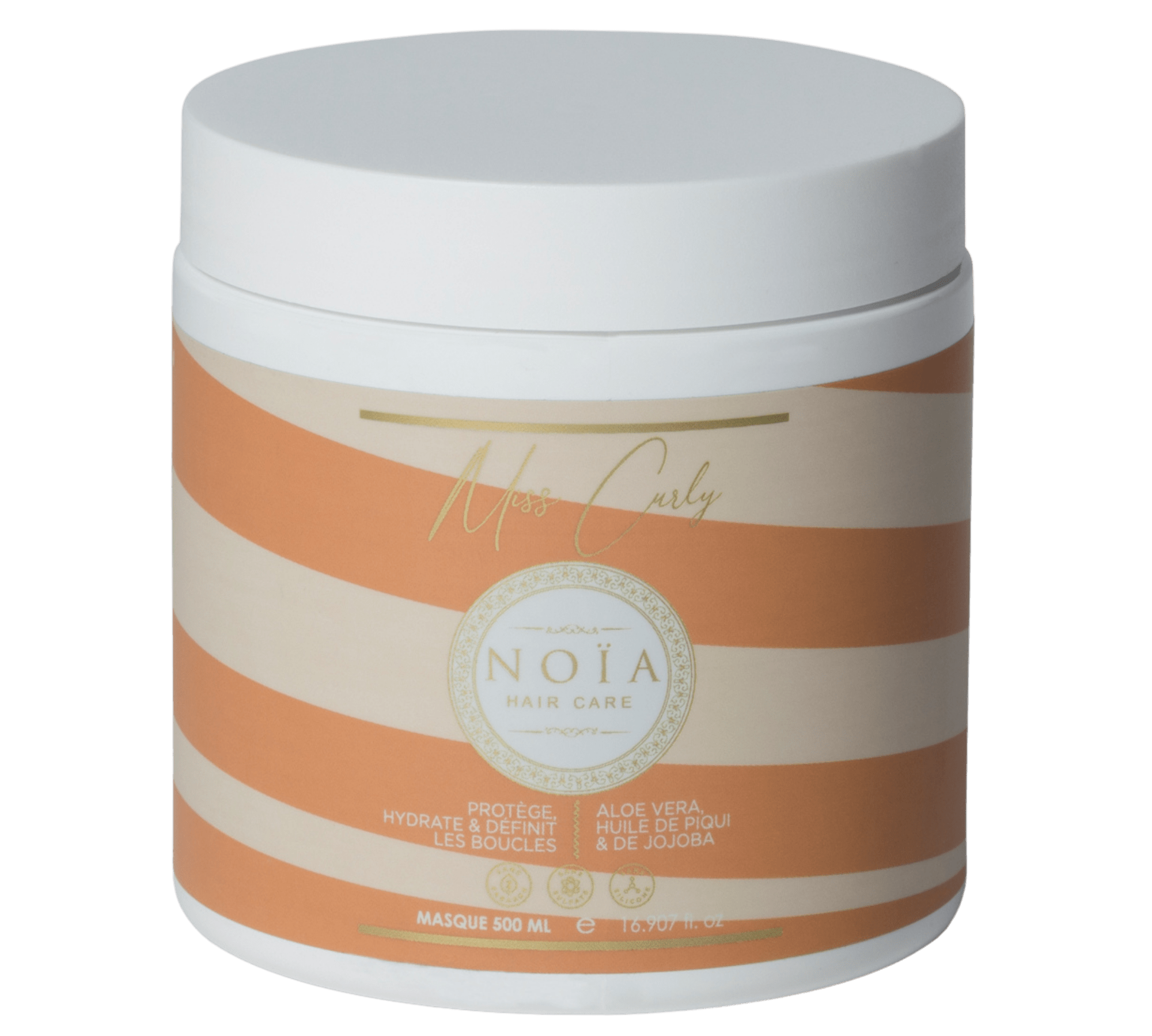 Masque Aloe Vera, huile de Piqui et huile de Jojoba Miss Curly Noiahair FR