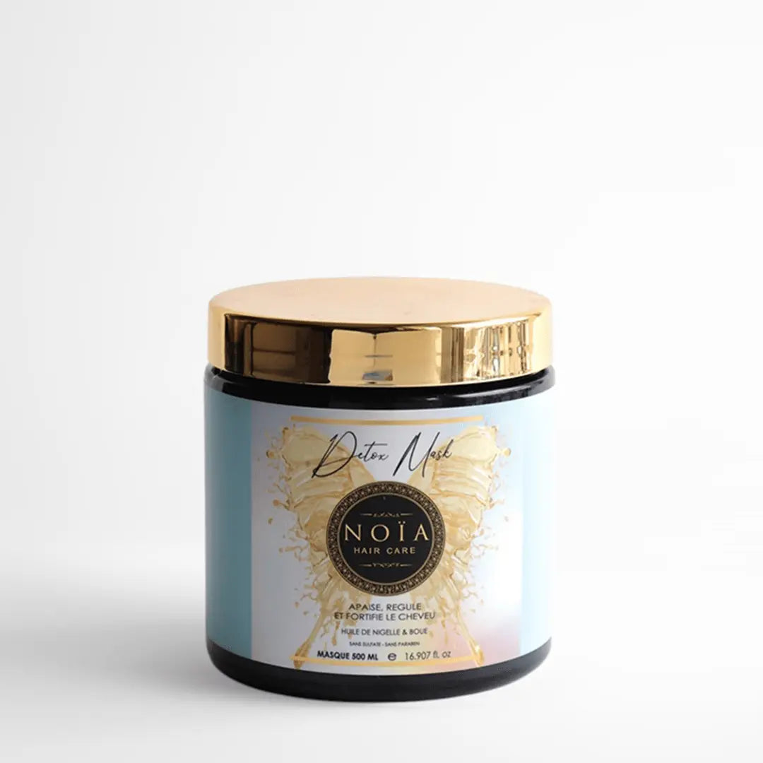 Masque Revitalisant Detox – La Magie de l'Huile de Nigelle & de la Boue en 500ML Noiahair FR