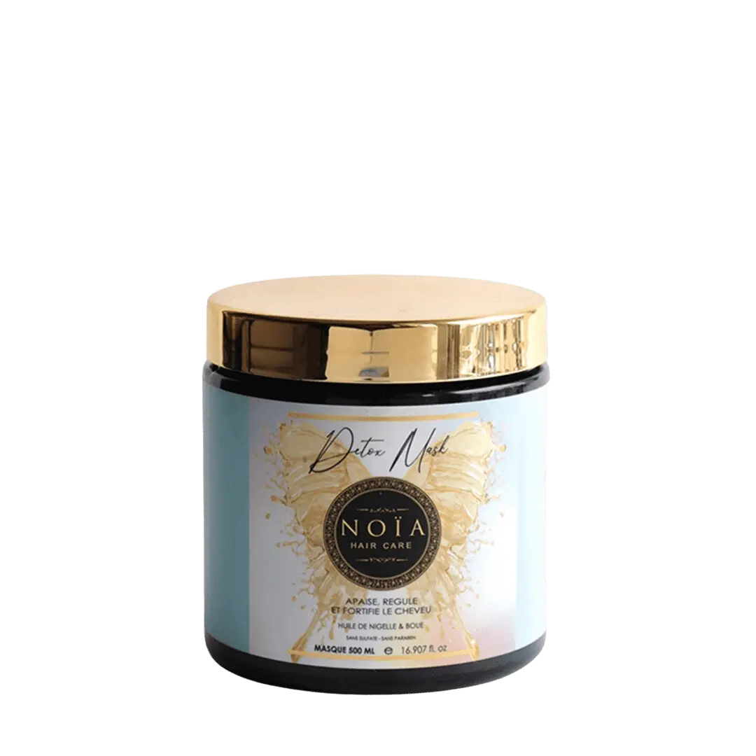 Masque Revitalisant Detox – La Magie de l'Huile de Nigelle & de la Boue en 500ML Noiahair FR