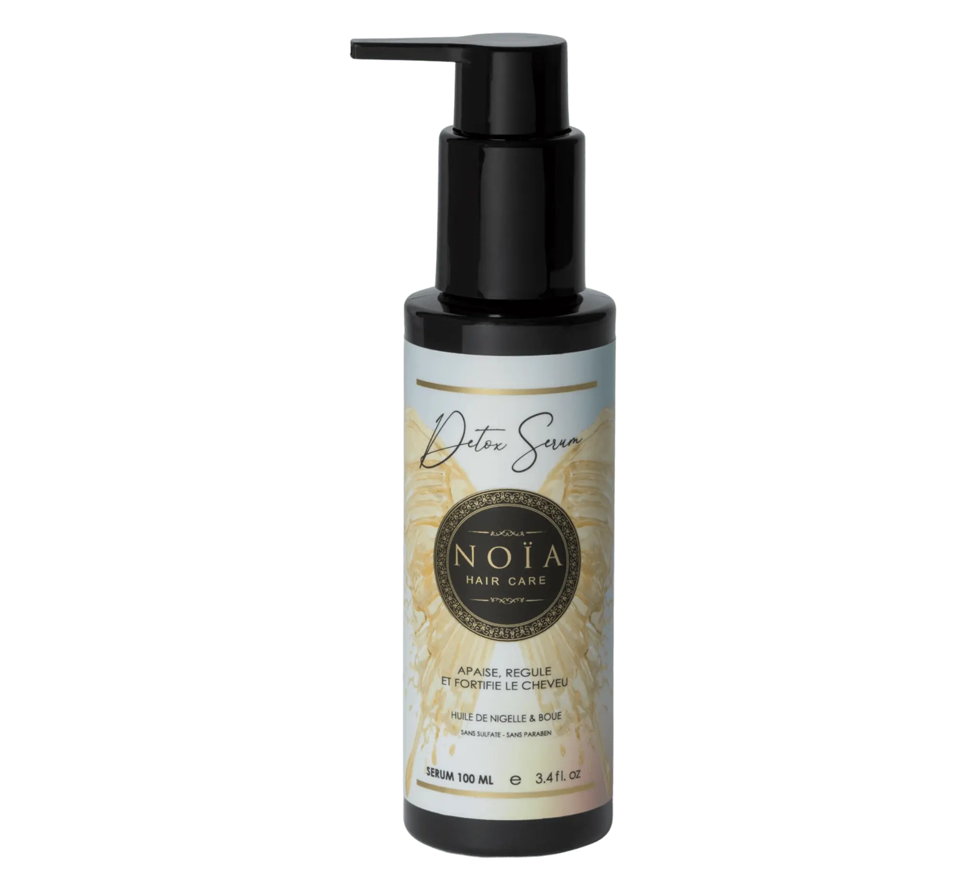 Sérum Detox – Purification & Revitalisation à l’Huile de Nigelle & Boue (100ML) Noiahair FR