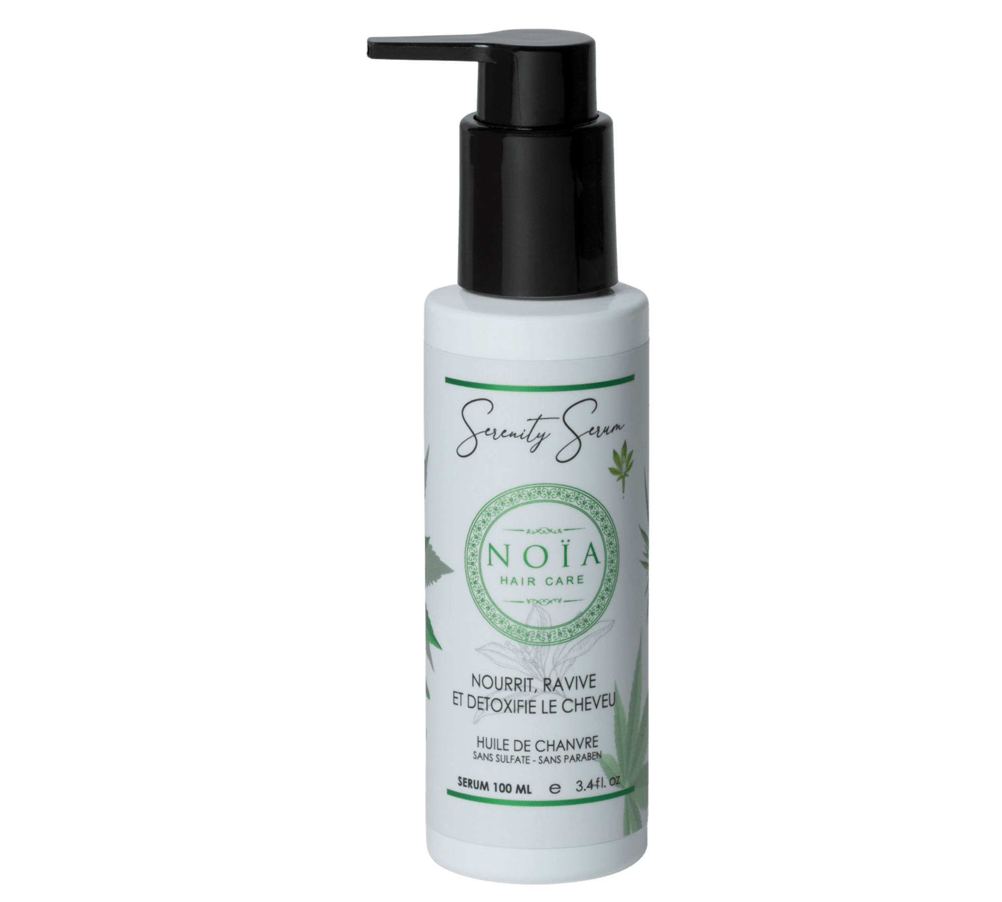 Serum Serenity by Noïa : La Quintessence, à base d'huile de chanvre pour vos Cheveux (100ml) Noiahair FR