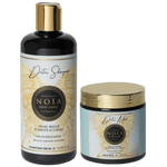 Routine Capillaire DUO Noïa Hair Care : La Gamme DETOX - Votre Bouclier Naturel - Pack DUO Shampoing + Masque Huile de nigelle & Boue Noiahair FR