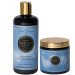 Routine Capillaire DUO Silver  : La Solution Anti-Jaunissement Complète pour les Cheveux Blonds - Shampoing+Masque Noiahair FR