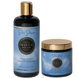 Routine Capillaire DUO Silver  : La Solution Anti-Jaunissement Complète pour les Cheveux Blonds - Shampoing+Masque Noiahair FR