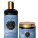 Routine Capillaire DUO Silver  : La Solution Anti-Jaunissement Complète pour les Cheveux Blonds - Shampoing+Masque Noiahair FR