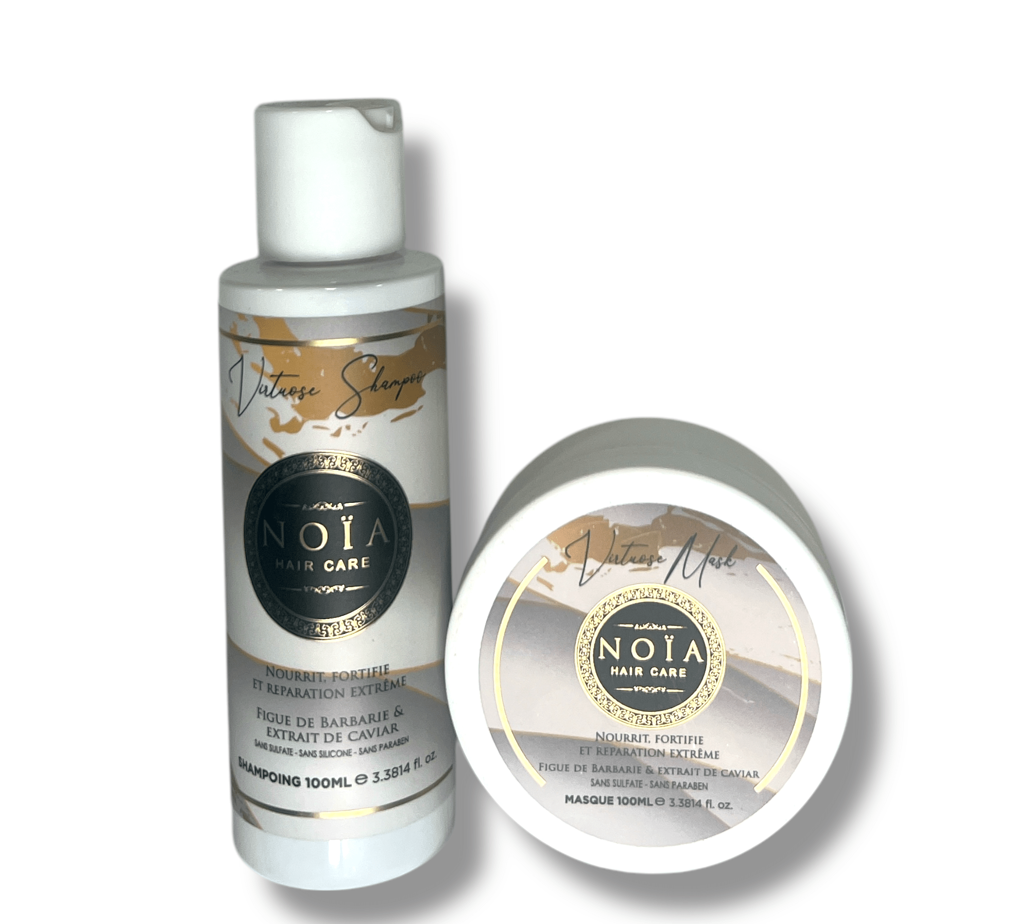 Duo Virtuose - Shampoing 100 ml & Masque 100 ml Noiahair FR