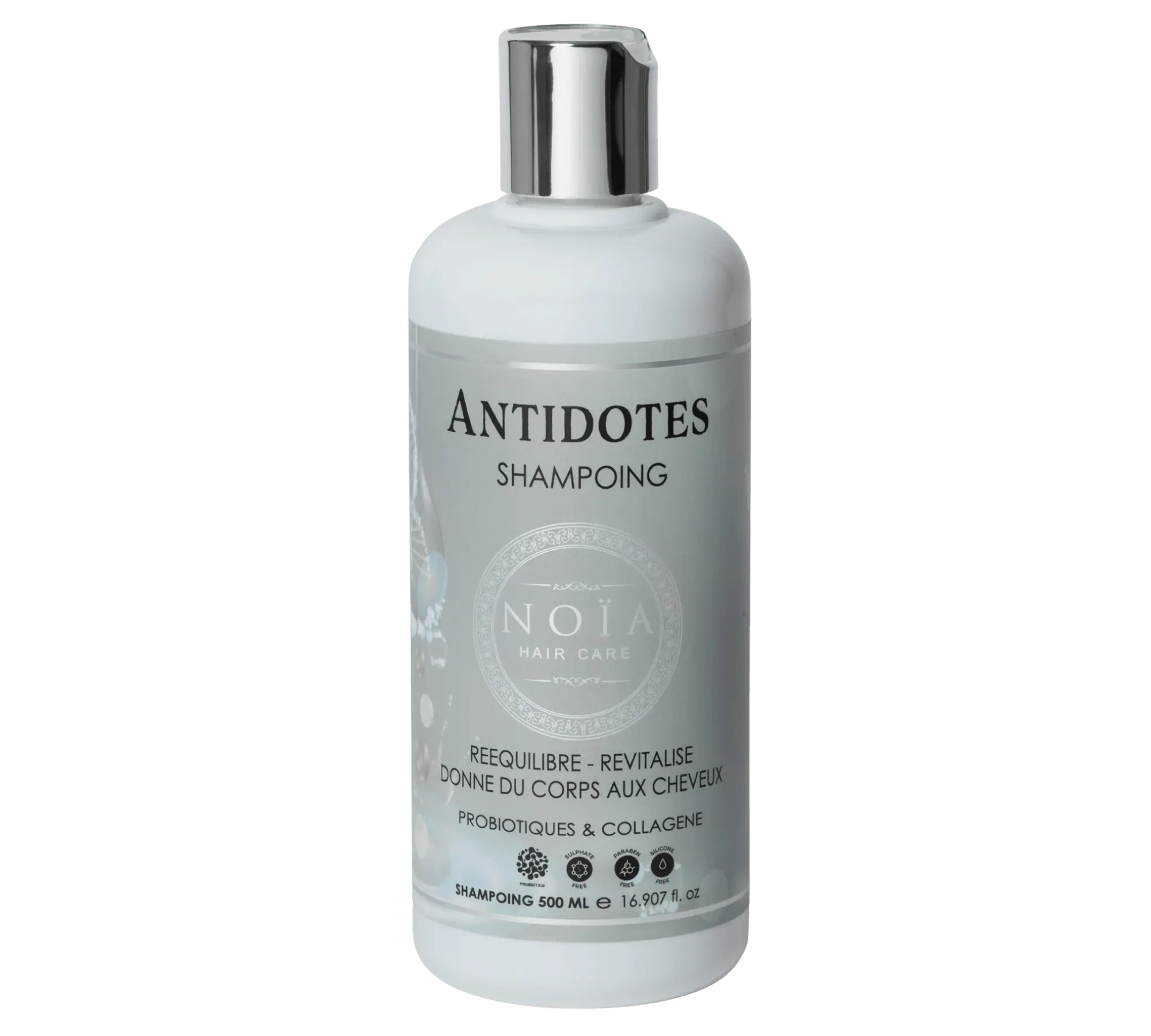 Shampoing Antidotes aux Probiotiques & Collagène : La Renaissance de votre Chevelure (500 ml) Noiahair FR
