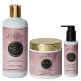 Routine Capillaire REMEDY de Noïa Hair Care : La Renaissance Capillaire - Pack Trio Shampoing + Masque + Sérum Kératine & Biotine Noiahair FR