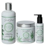Routine Capillaire SERENITY de Noïa Hair Care : Une Harmonie Capillaire - Pack Trio Shampoing + Masque + Sérum à l’Huile de Chanvre Noiahair FR