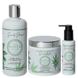 Routine Capillaire SERENITY de Noïa Hair Care : Une Harmonie Capillaire - Pack Trio Shampoing + Masque + Sérum à l’Huile de Chanvre Noiahair FR