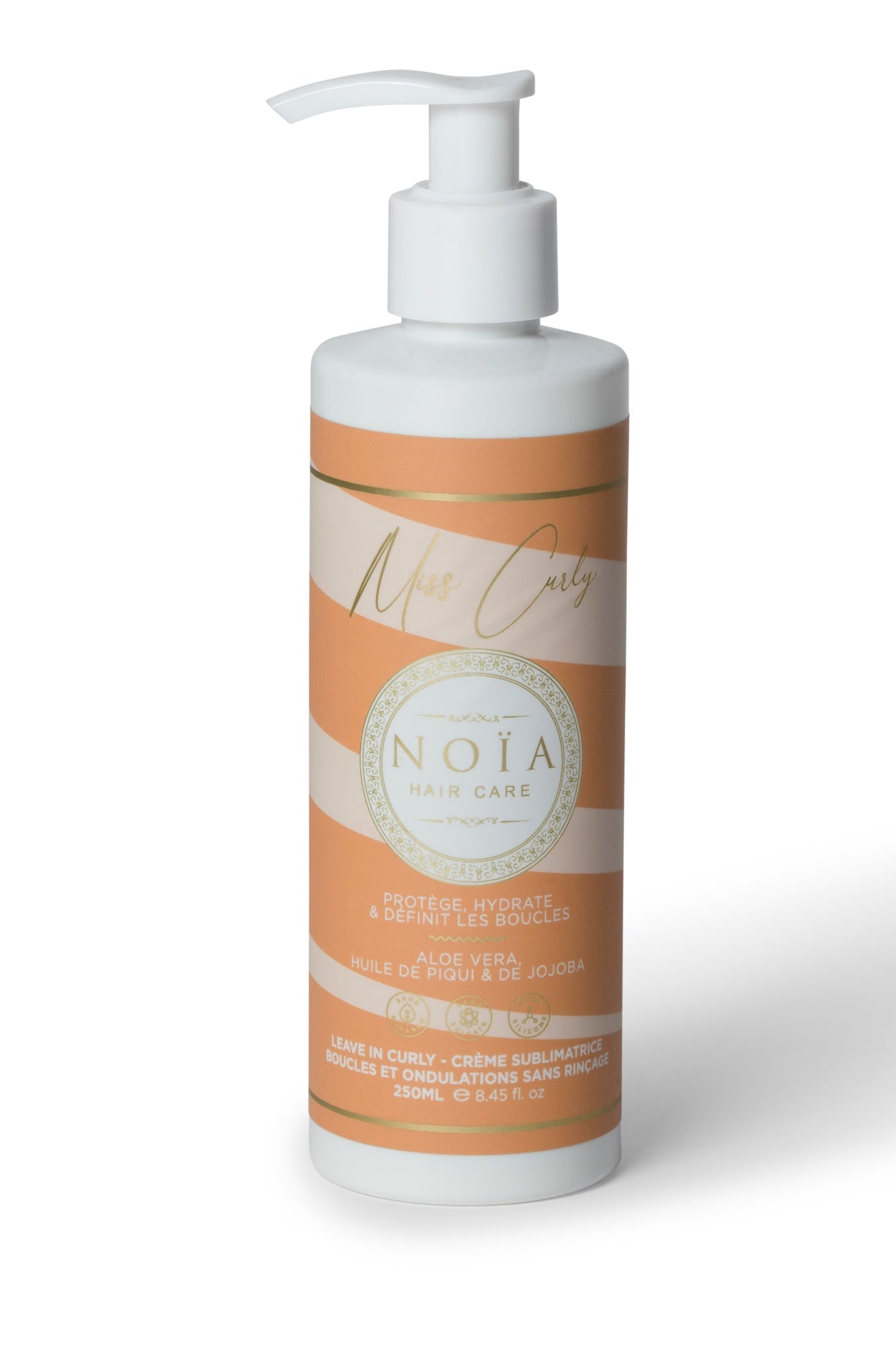Leave in Aloe Vera, huile de Piqui et huile de Jojoba Miss Curly Noiahair FR