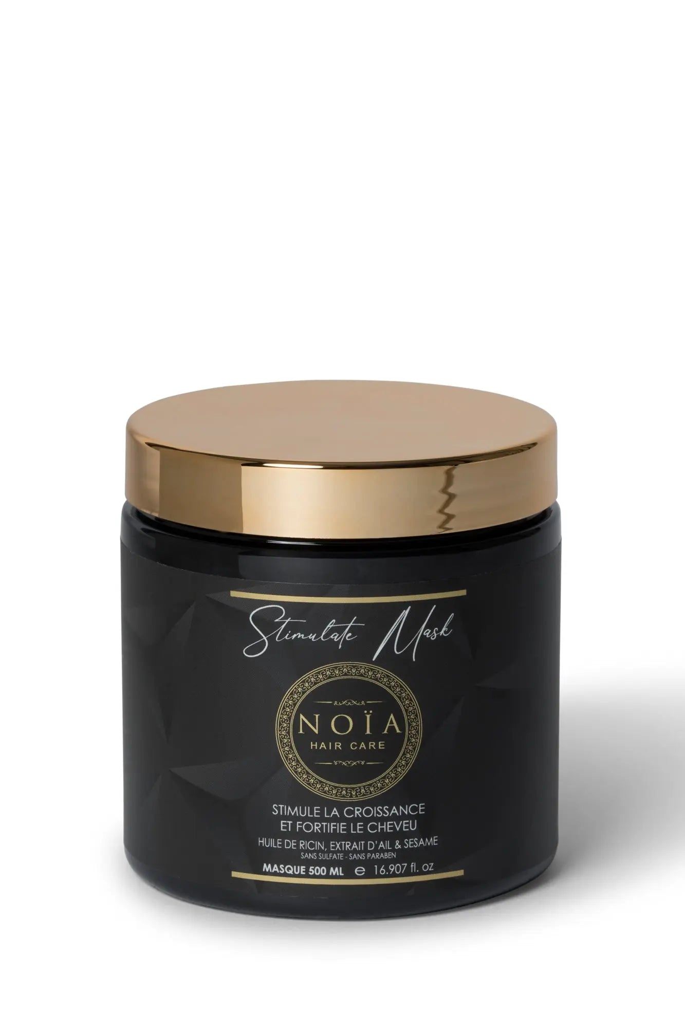 Masque Gamme Stimulate - Huile de ricin, Extrait d'Ail & Sésame 500ML Noiahair FR