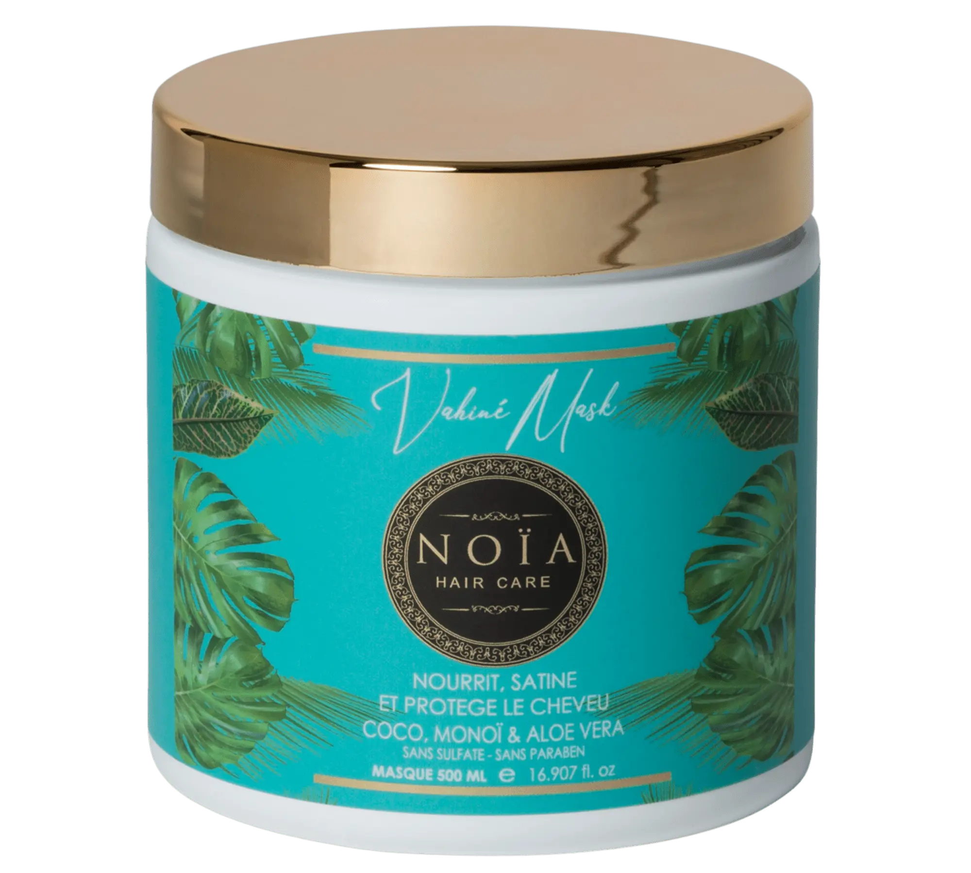 Masque Gamme Vahiné - Le Soin Exotique - Coco, Monoi & Aloé Véra 500ML Noiahair FR