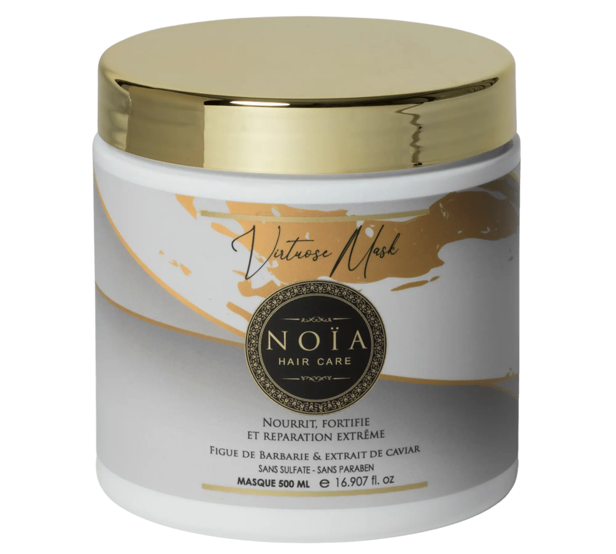 Masque Gamme Virtuose - L'Élixir de Jeunesse - Figue de barbarie & Caviar 500ML Noiahair FR