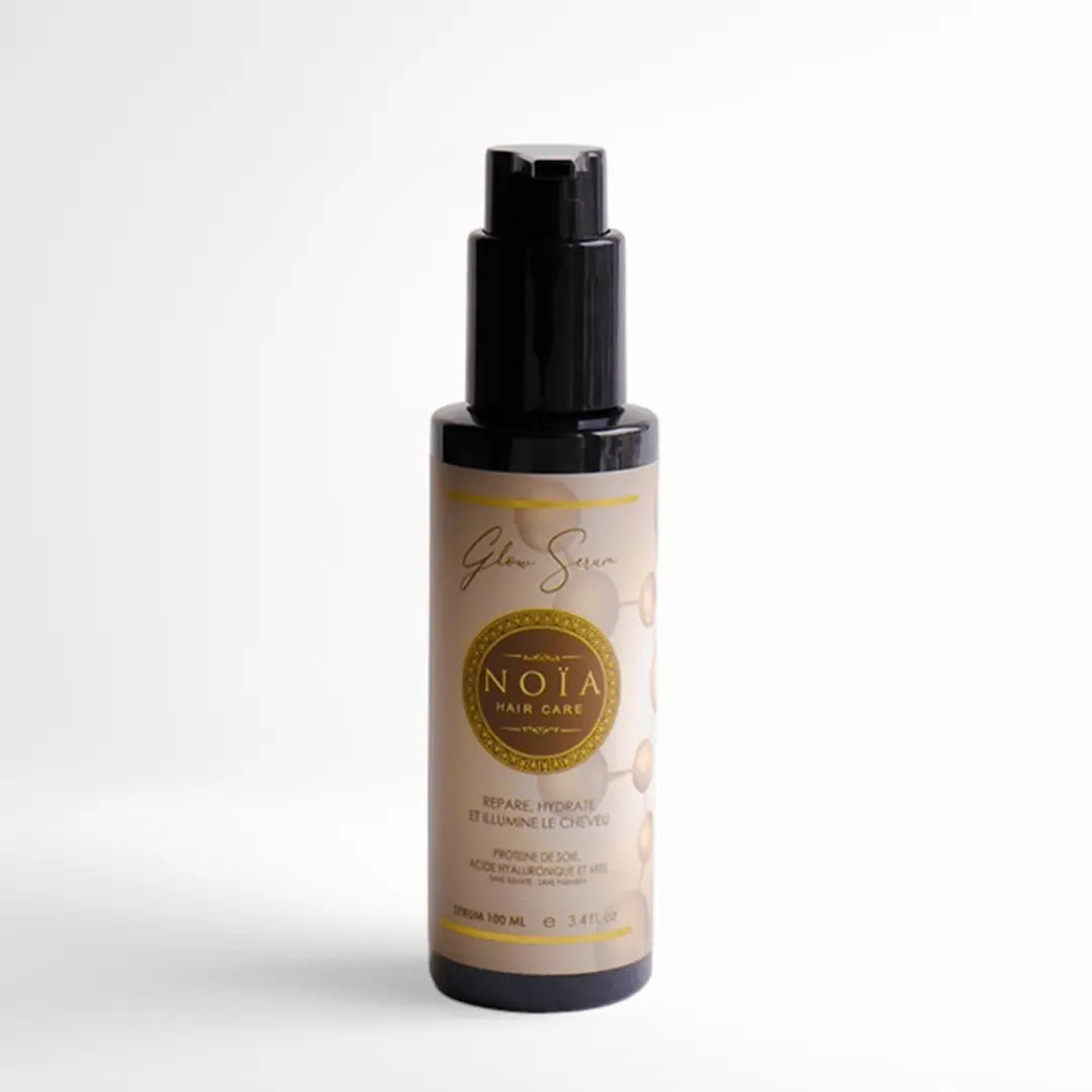Sérum Glow – L’Éclat Absolu avec Protéine de Soie, Acide Hyaluronique & Miel (100ML) Noiahair FR