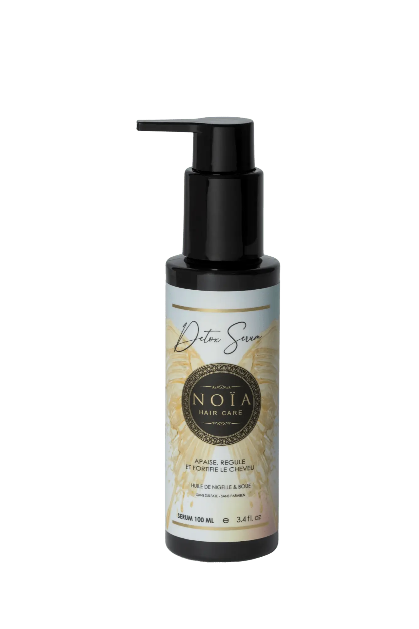 Sérum Detox – Purification & Revitalisation à l’Huile de Nigelle & Boue (100ML) Noiahair FR