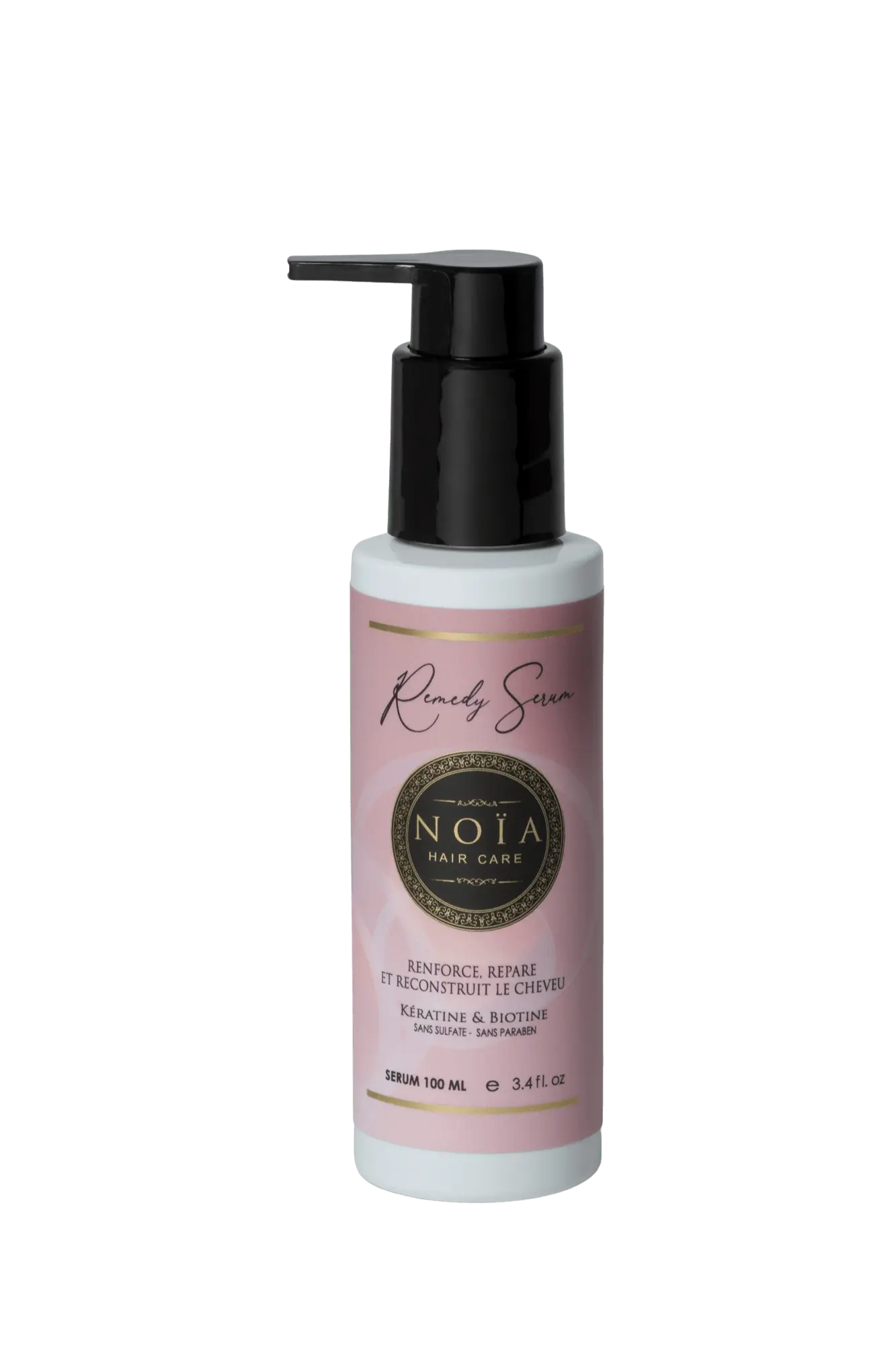 Sérum Remedy Noïa – La Cure de Renaissance Capillaire à la Kératine & Biotine (100ML) Noiahair FR