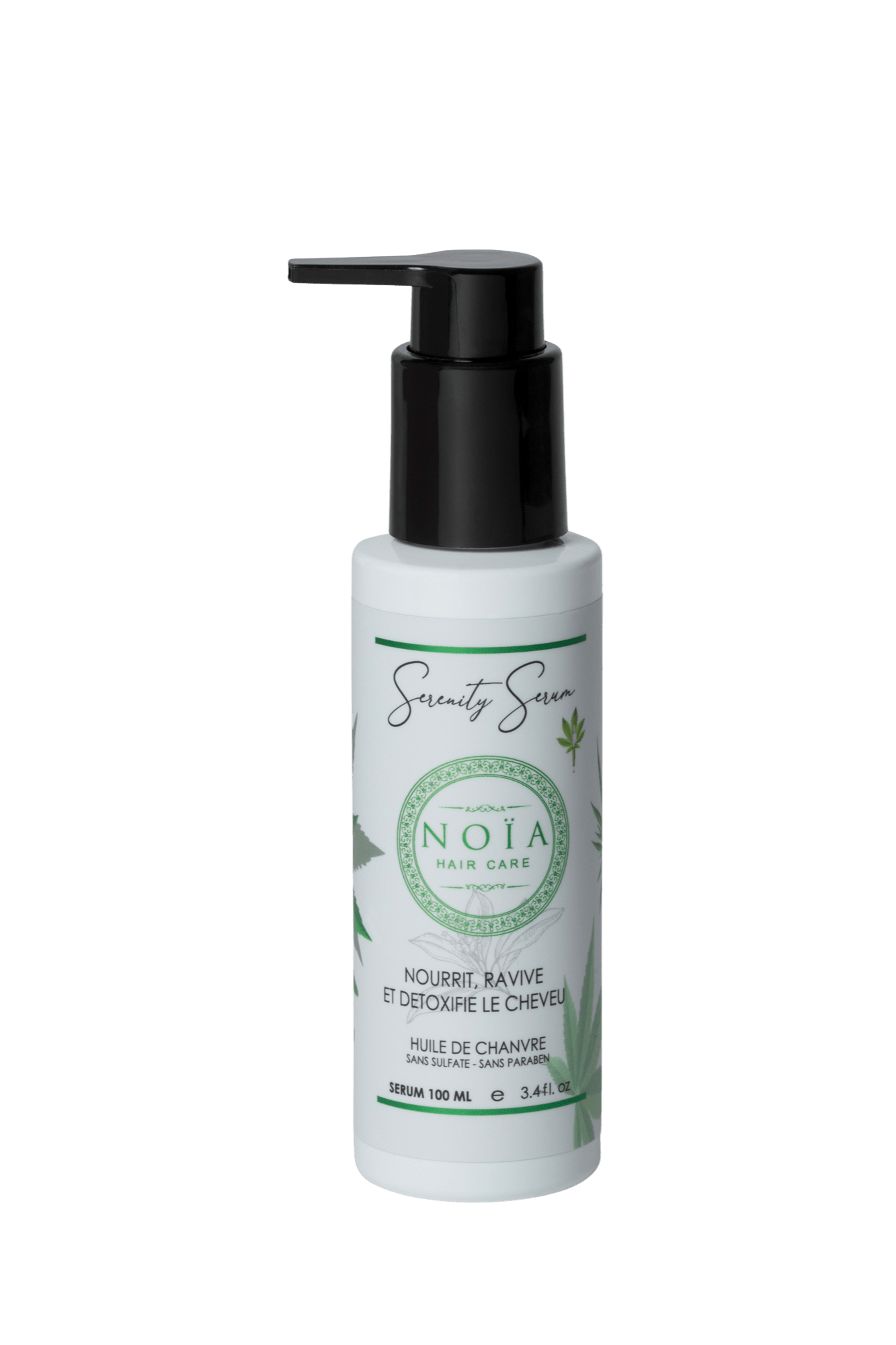 Serum Serenity by Noïa : La Quintessence, à base d'huile de chanvre pour vos Cheveux (100ml) Noiahair FR