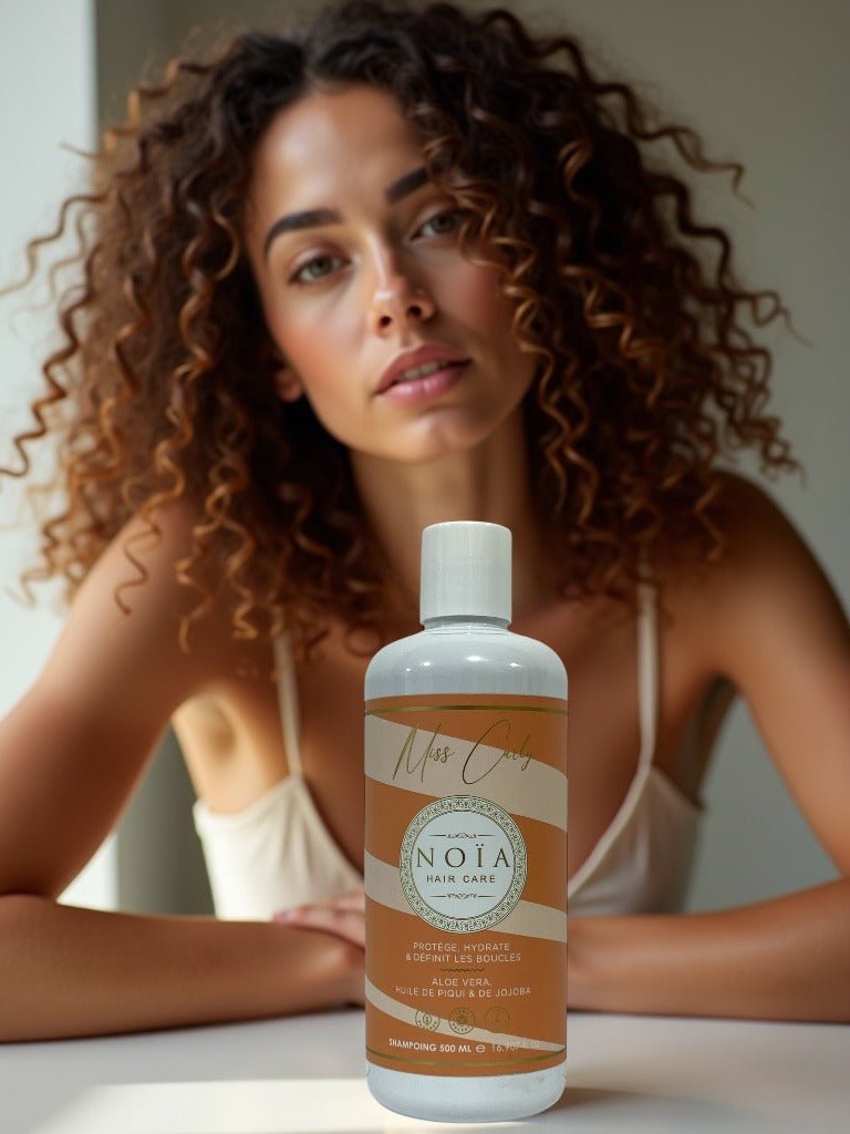 Duo Miss Curly de Noïa Haircare :Boucles sublimes-Shampoing+Masque+Leave in Aloé vera, Huile de piqui & de jojoba Noiahair FR