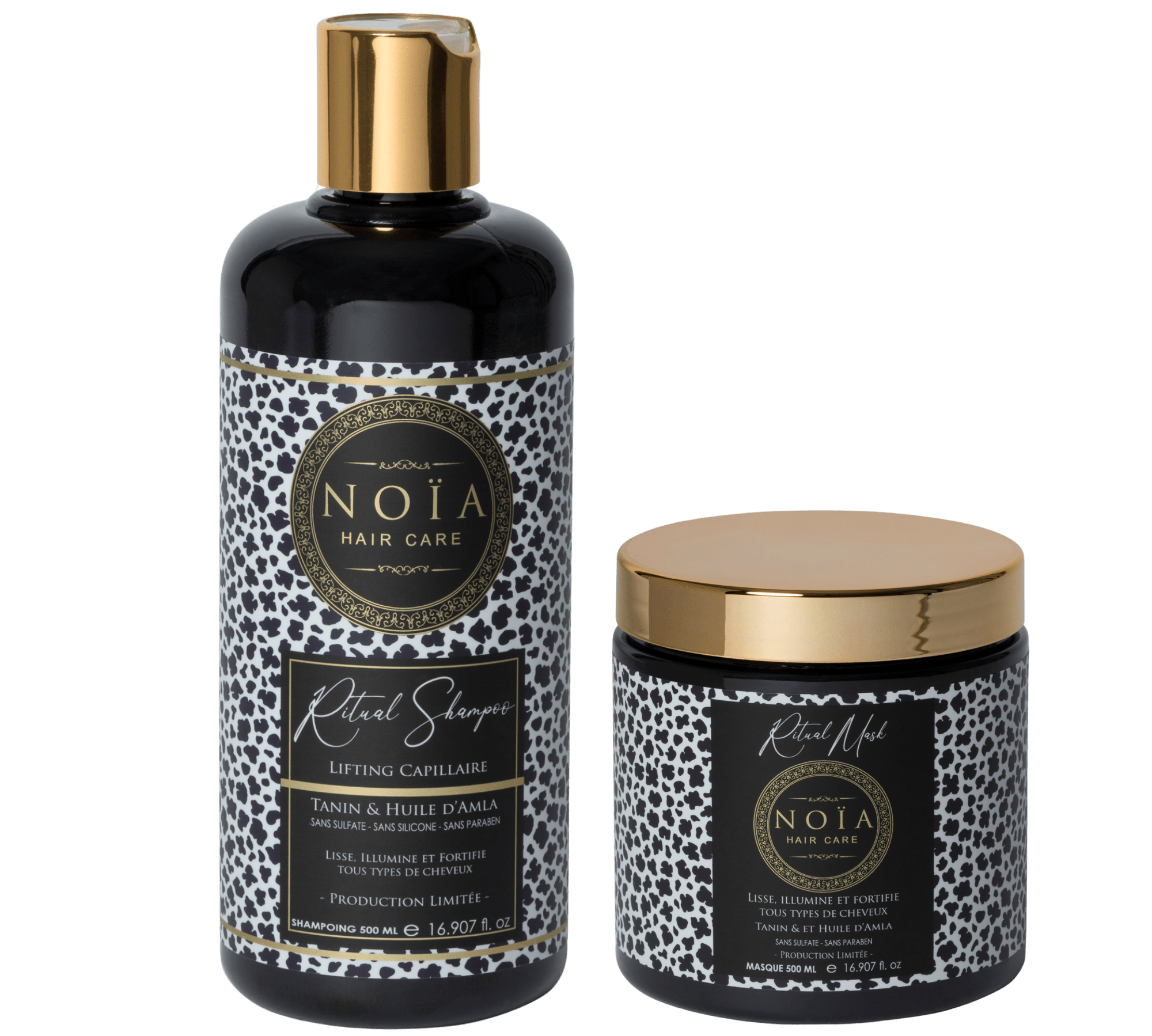 Routine Capillaire DUO Gamme Ritual - Pack DUO Shampoing + Masque TANIN & huile D'Amla Noiahair FR