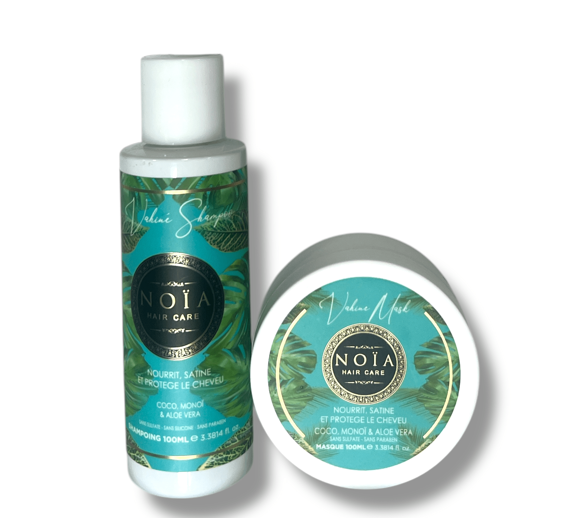 Duo Vahine - Shampoing 100 ml & Masque 100 ml Noiahair FR