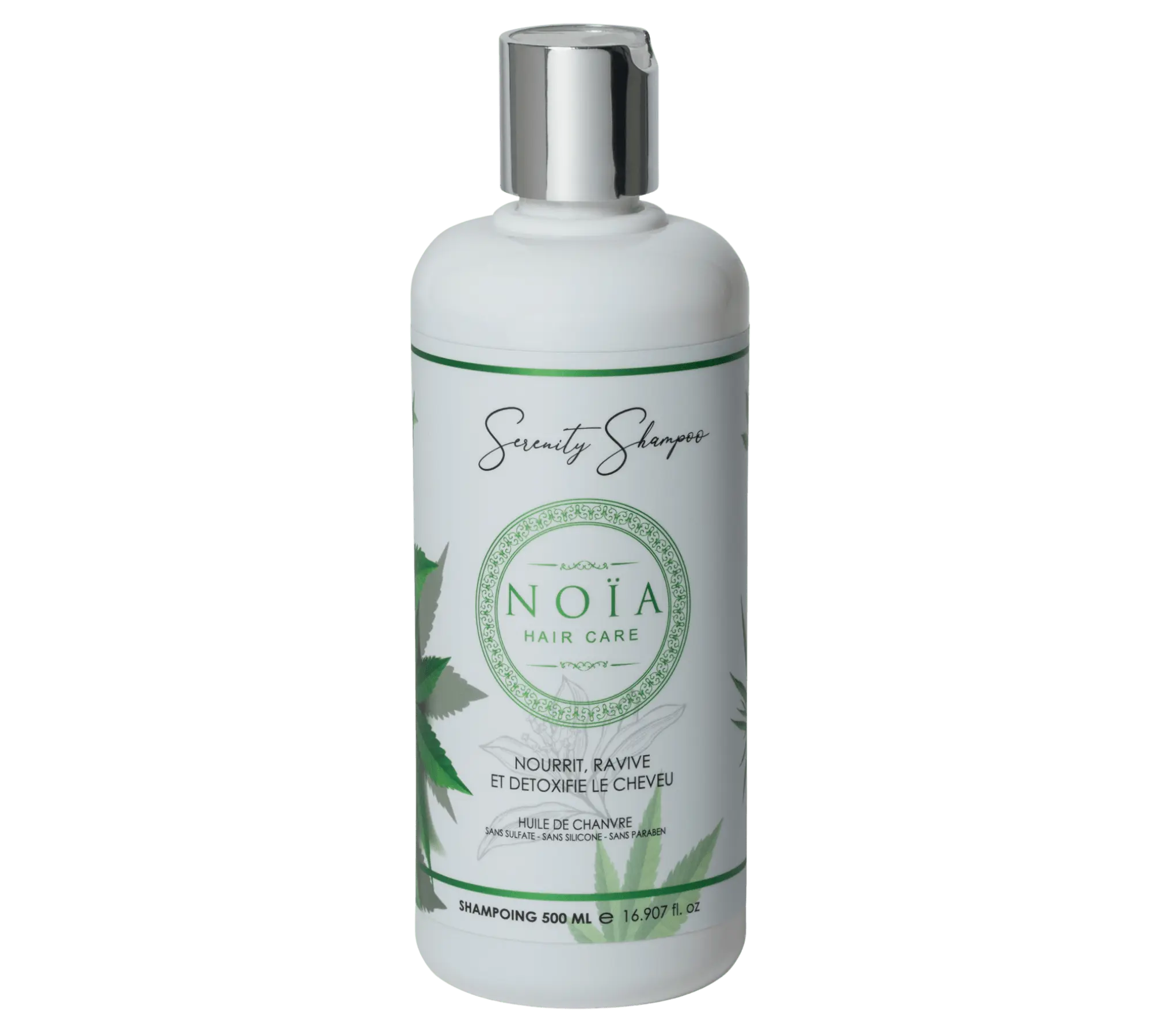 Shampoing à l'Huile de Chanvre Serinity de Noïa Haircare : Un Vrai Cadeau de la Nature (500 ml) Noiahair FR