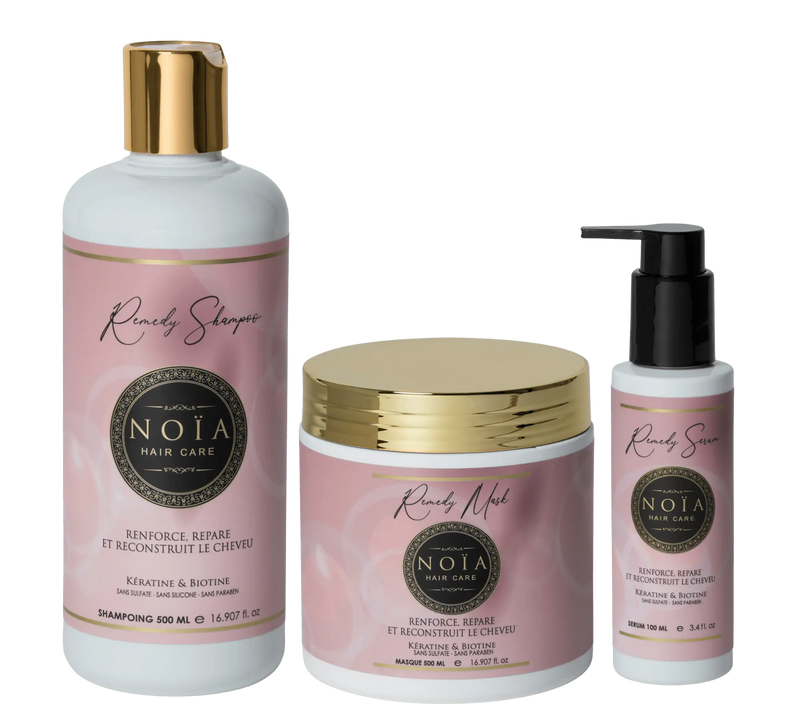 TRIO Remedy Hair Routine – Keratin & Biotin – Anti-Hair Loss & Strengthening