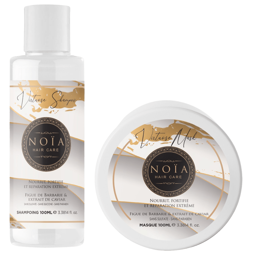 Duo Virtuose - Shampoing 100 ml & Masque 100 ml Noiahair FR