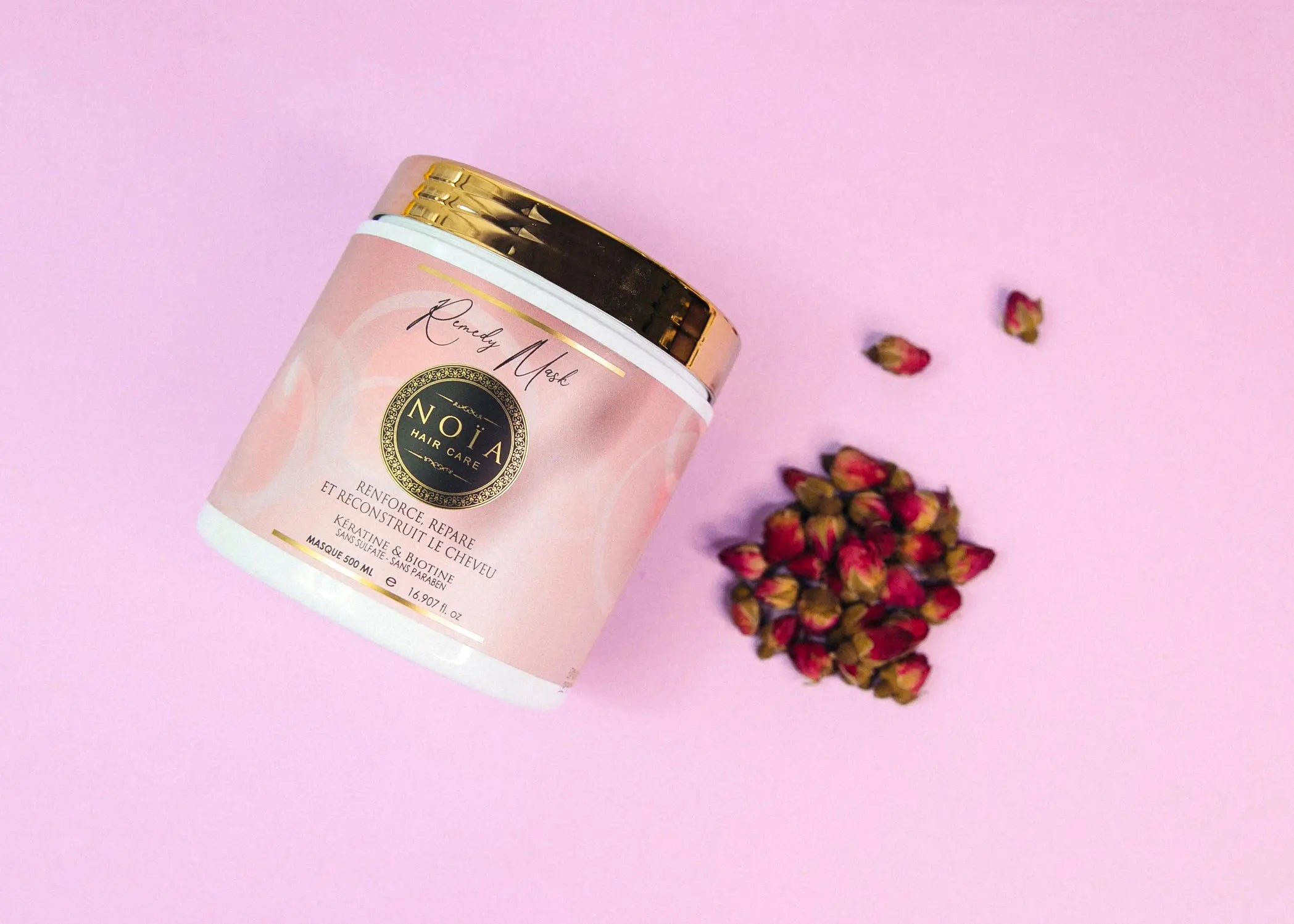 Masque Gamme Remedy - Kératine & Biotine 500ML Noiahair FR